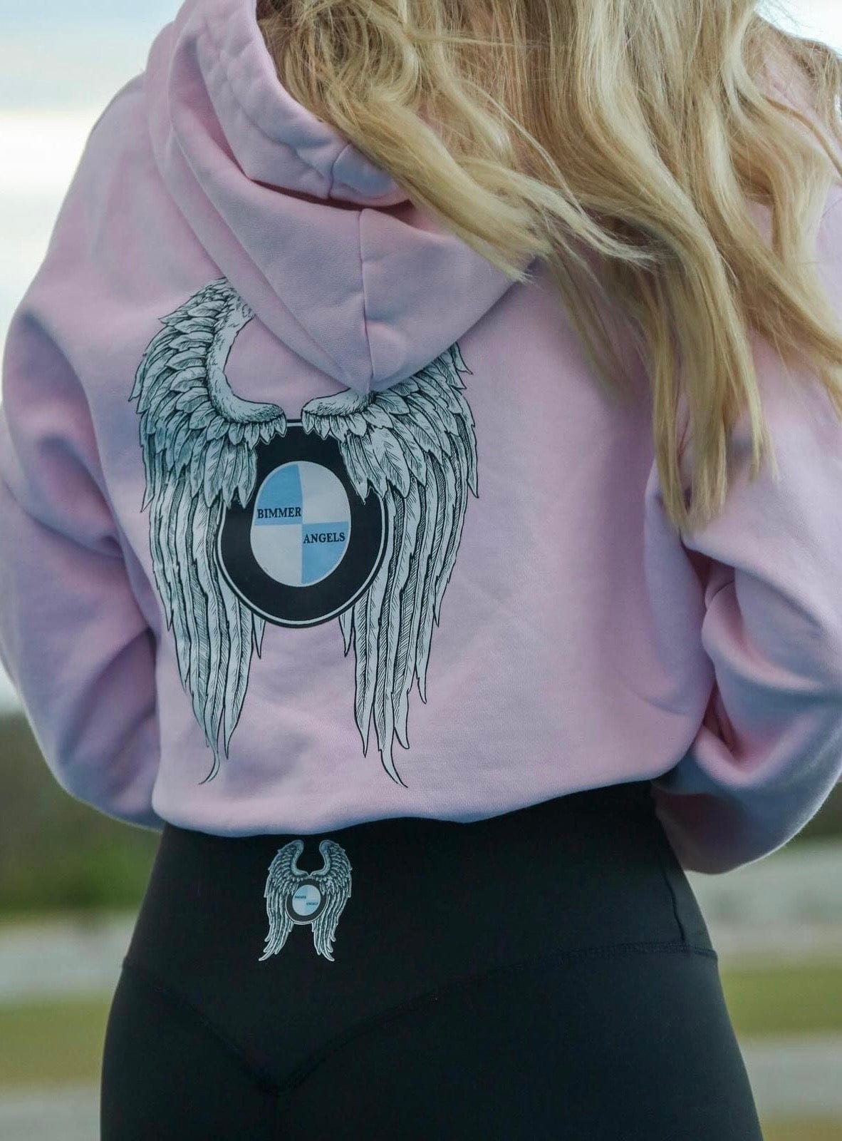 Pink Bimmer Angel Hoodie
