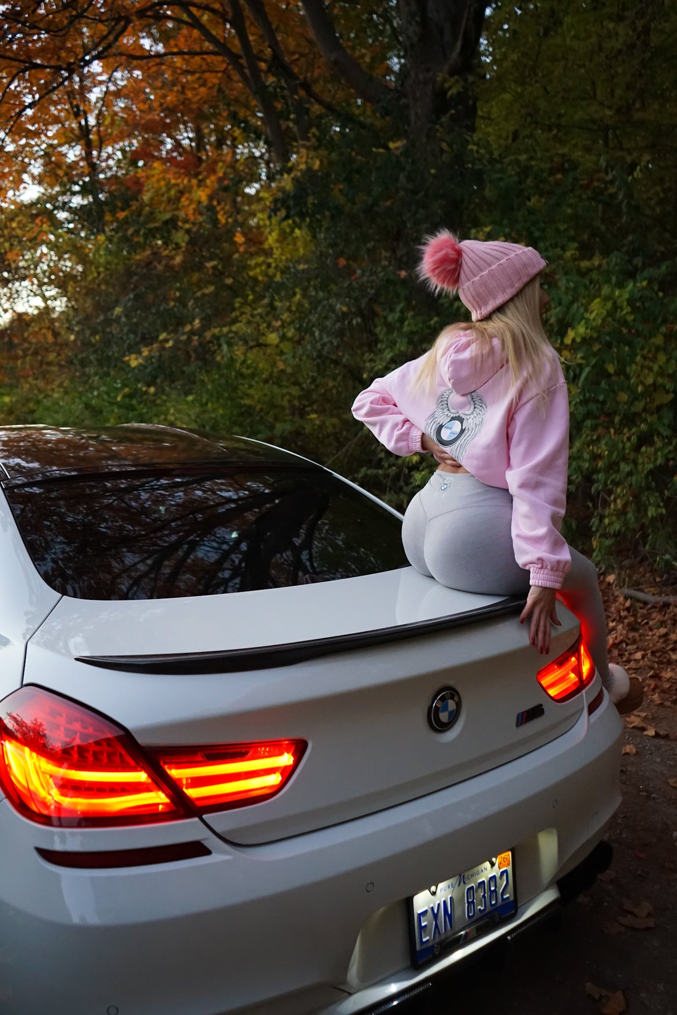 Cloud Gray Bimmer Angel Leggings - Bimmer Angels