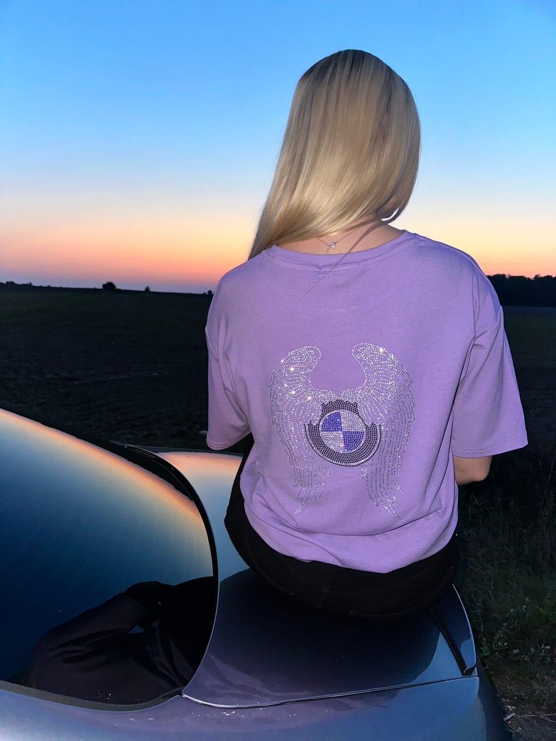 Bimmer Angel Bling T-Shirt