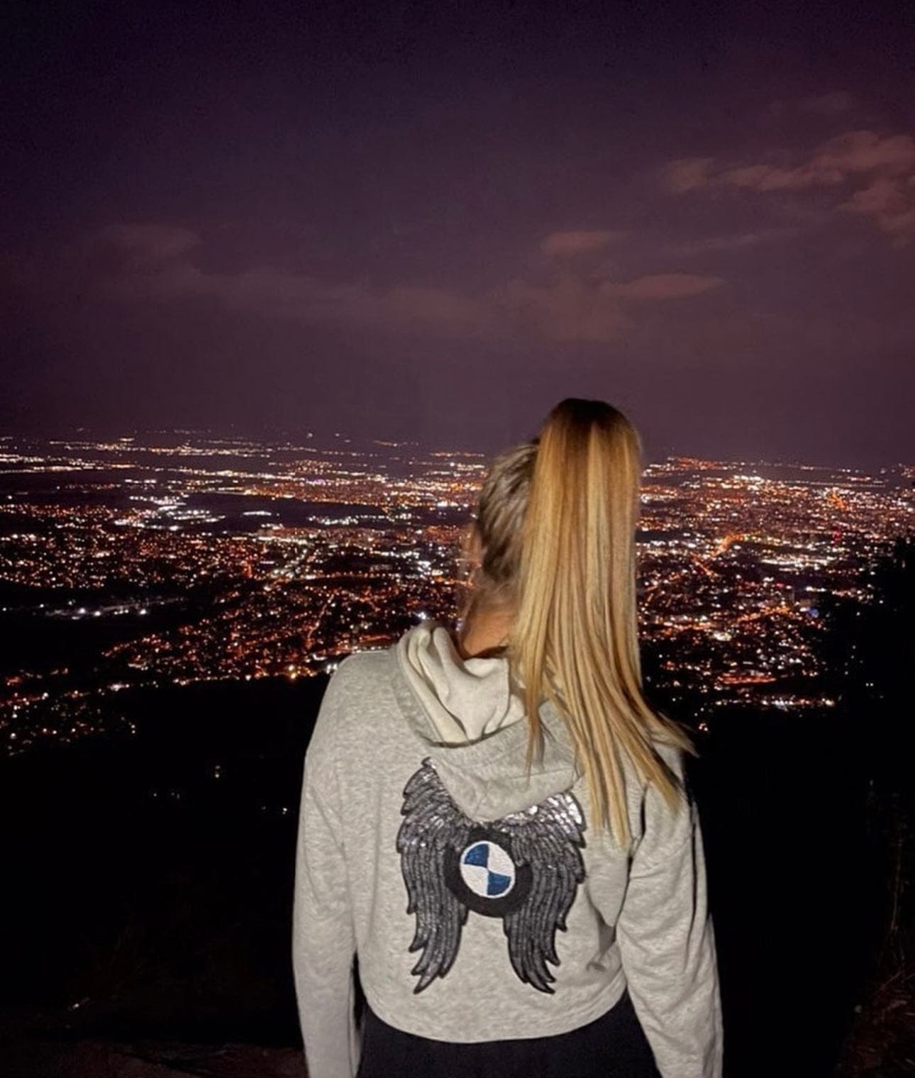 Bimmer Angel Grey Hoodie