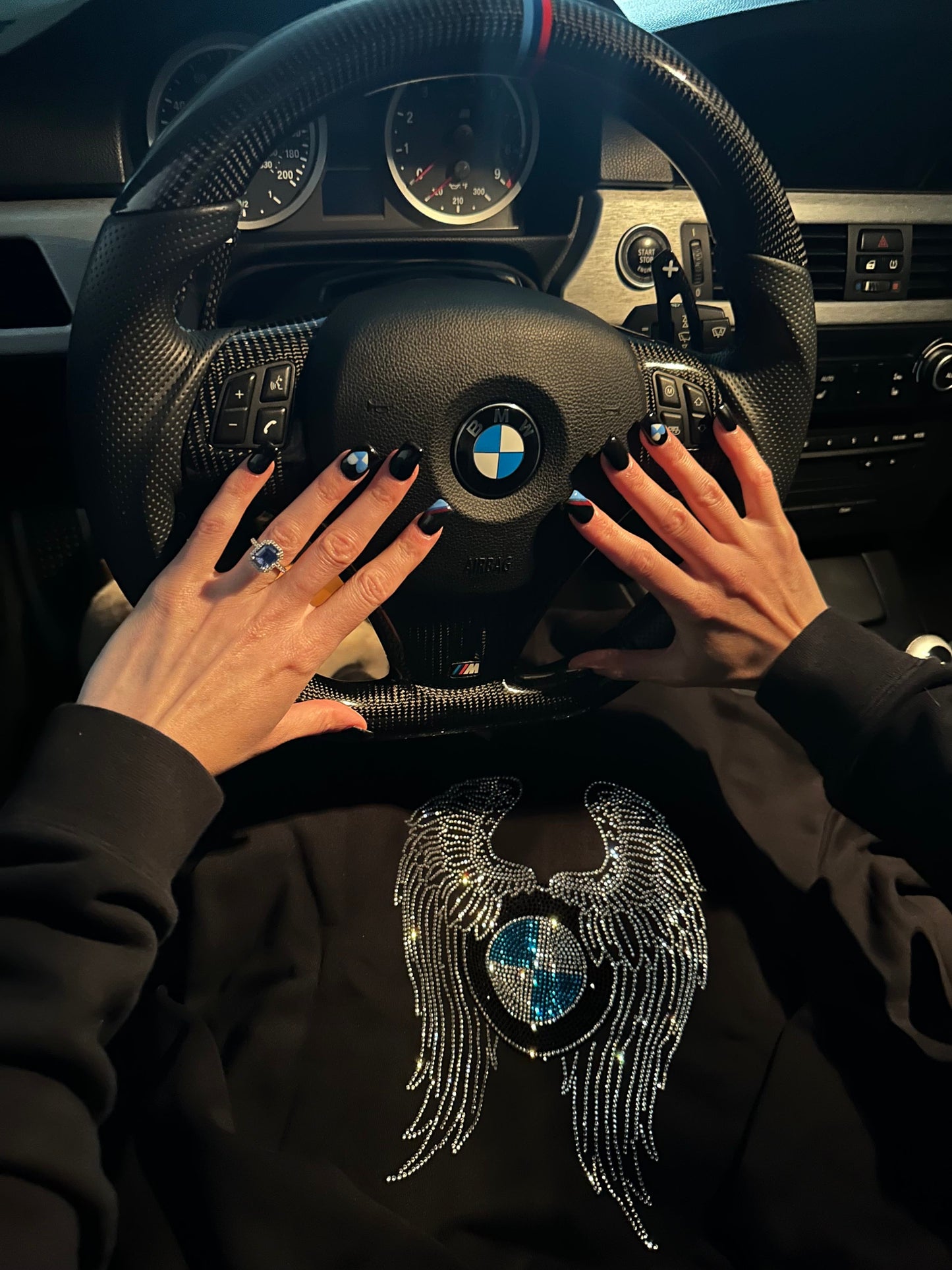 Iconic Bimmer Angel Hoodie - Bimmer Angels