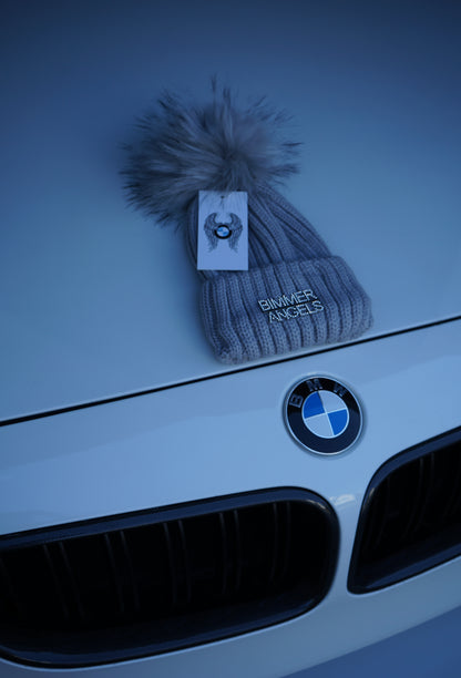 Bimmer Engel graue Mütze