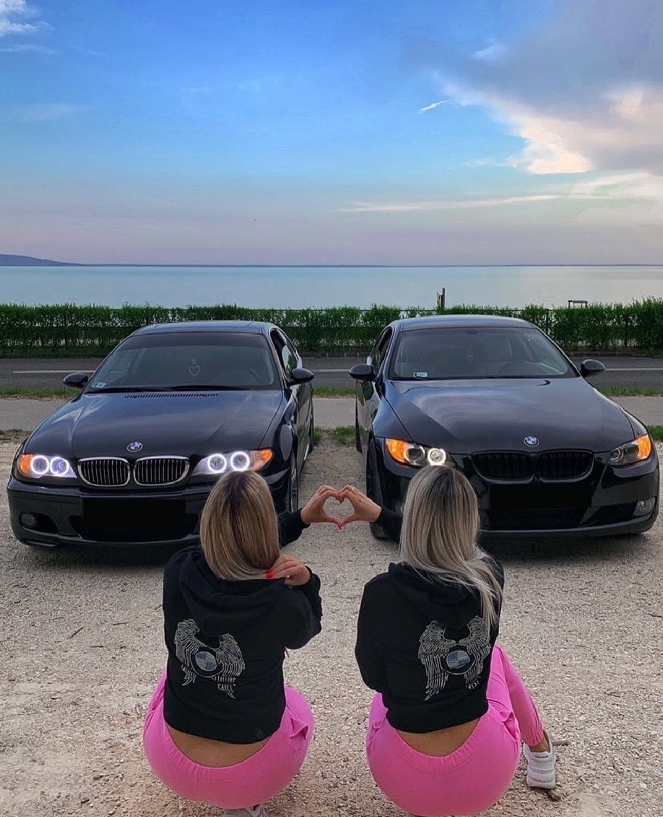 Iconic Black BMW Angel Hoodie - Bimmer Angels