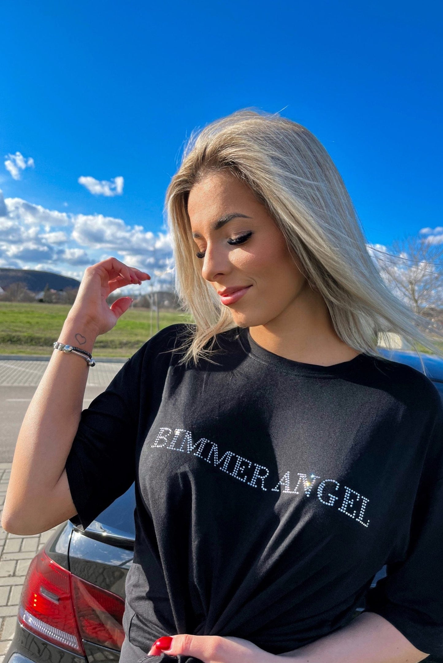 Glamorous BMW Angel T-Shirt - Bimmer Angels