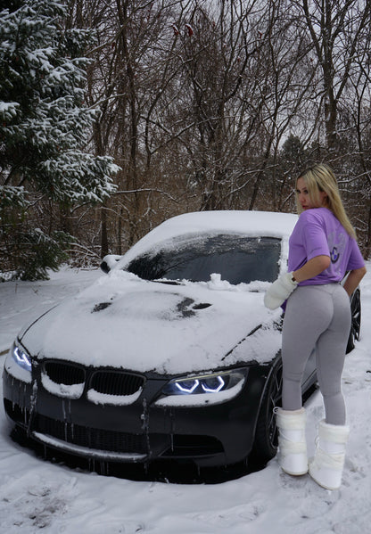 Neue graue Bimmer -Engel Leggings