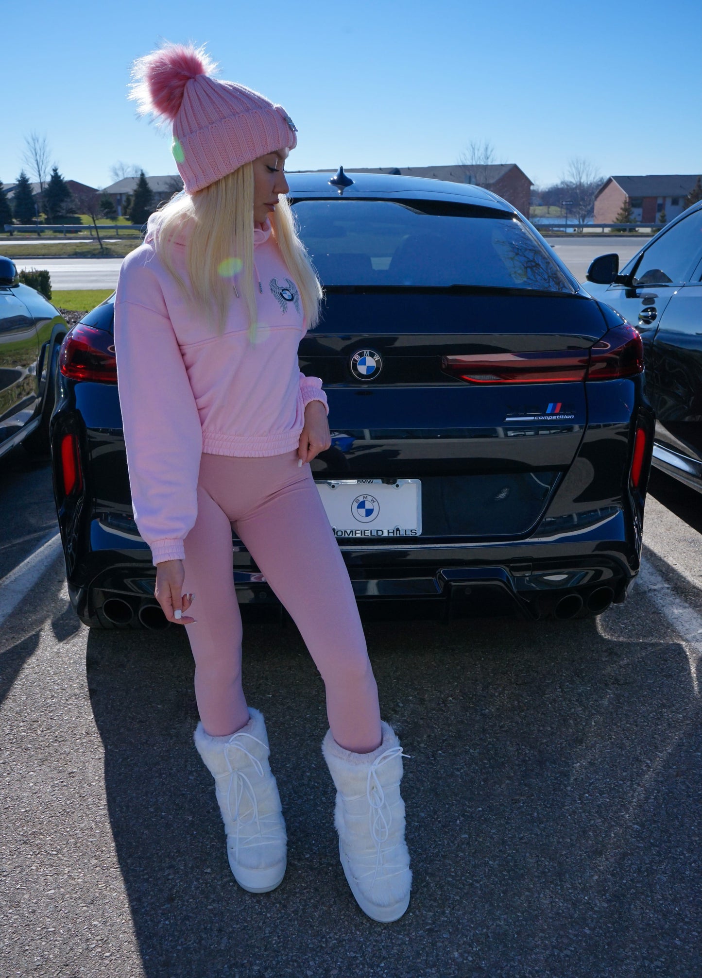 Bimmer Angels Pink Beanie