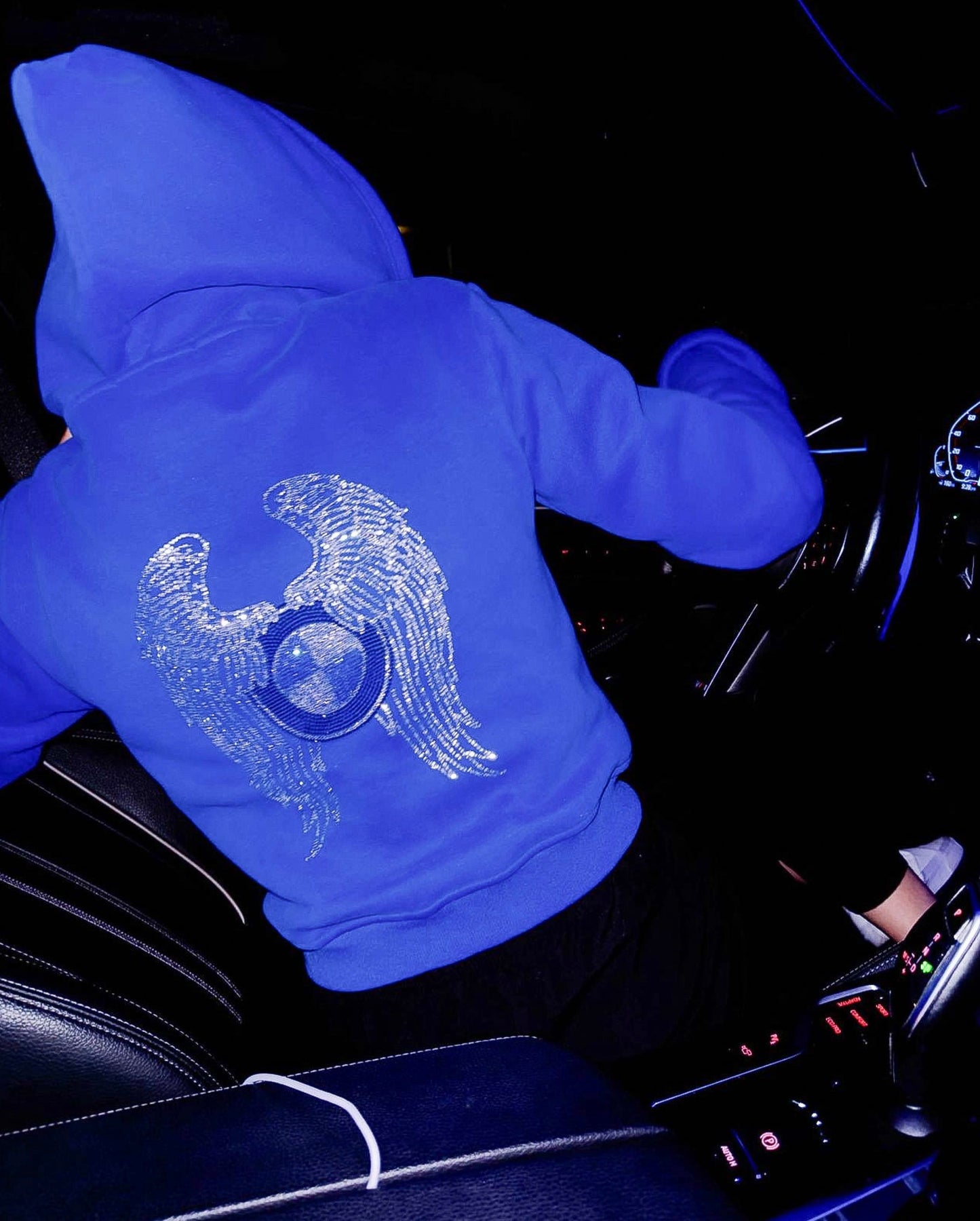 BMW Angel Women's Blue Hoodie - Bimmer Angels