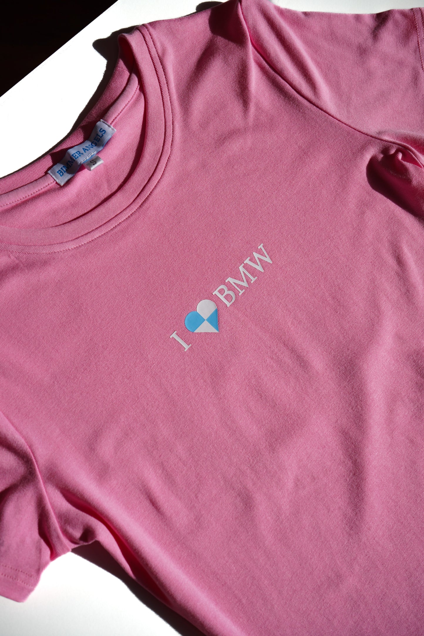 BMW Angel Women's Pink T-Shirt - Bimmer Angels