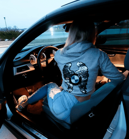 Bimmer Angel Grey Hoodie 