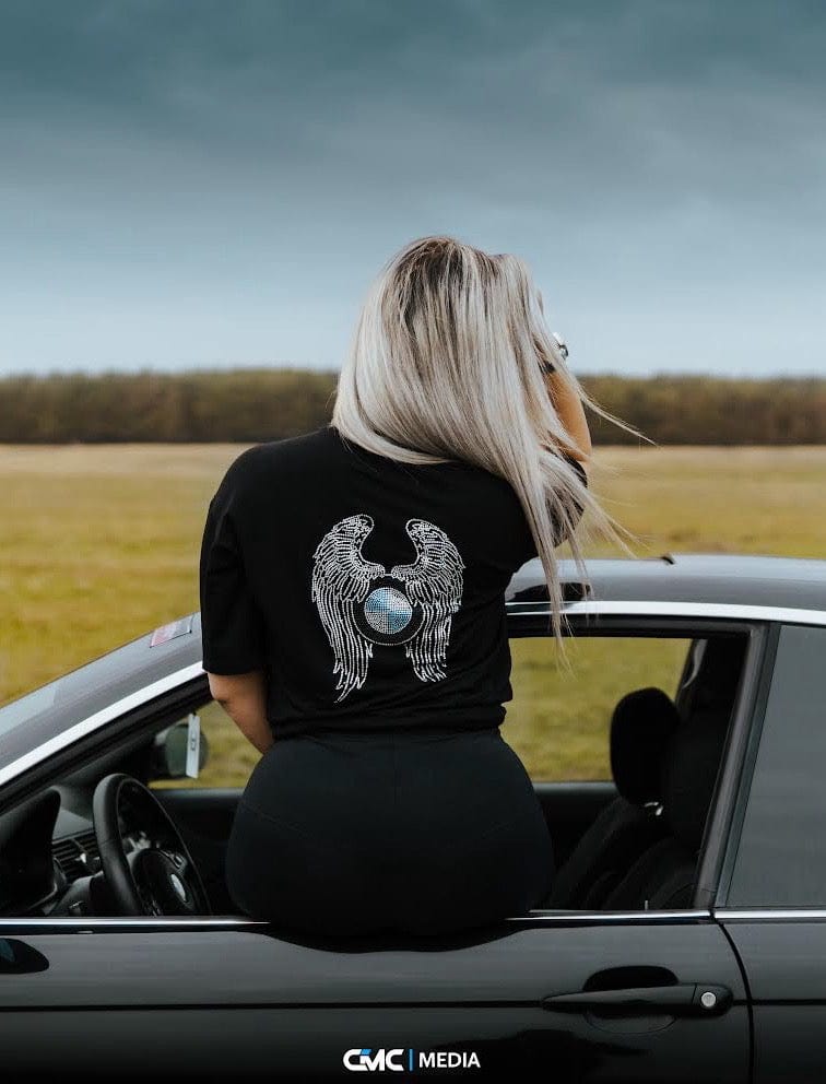 Glamorous BMW Angel T-Shirt - Bimmer Angels