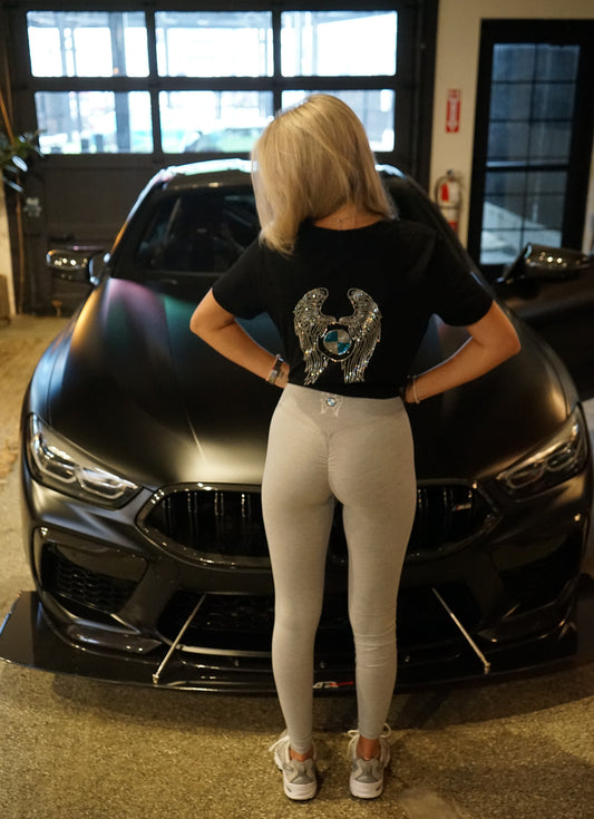 Gray Bimmer Angel Leggings