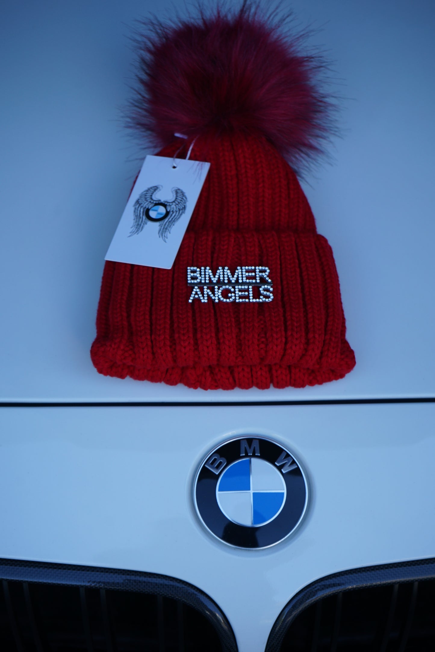 Bimmer Engel rote Mütze