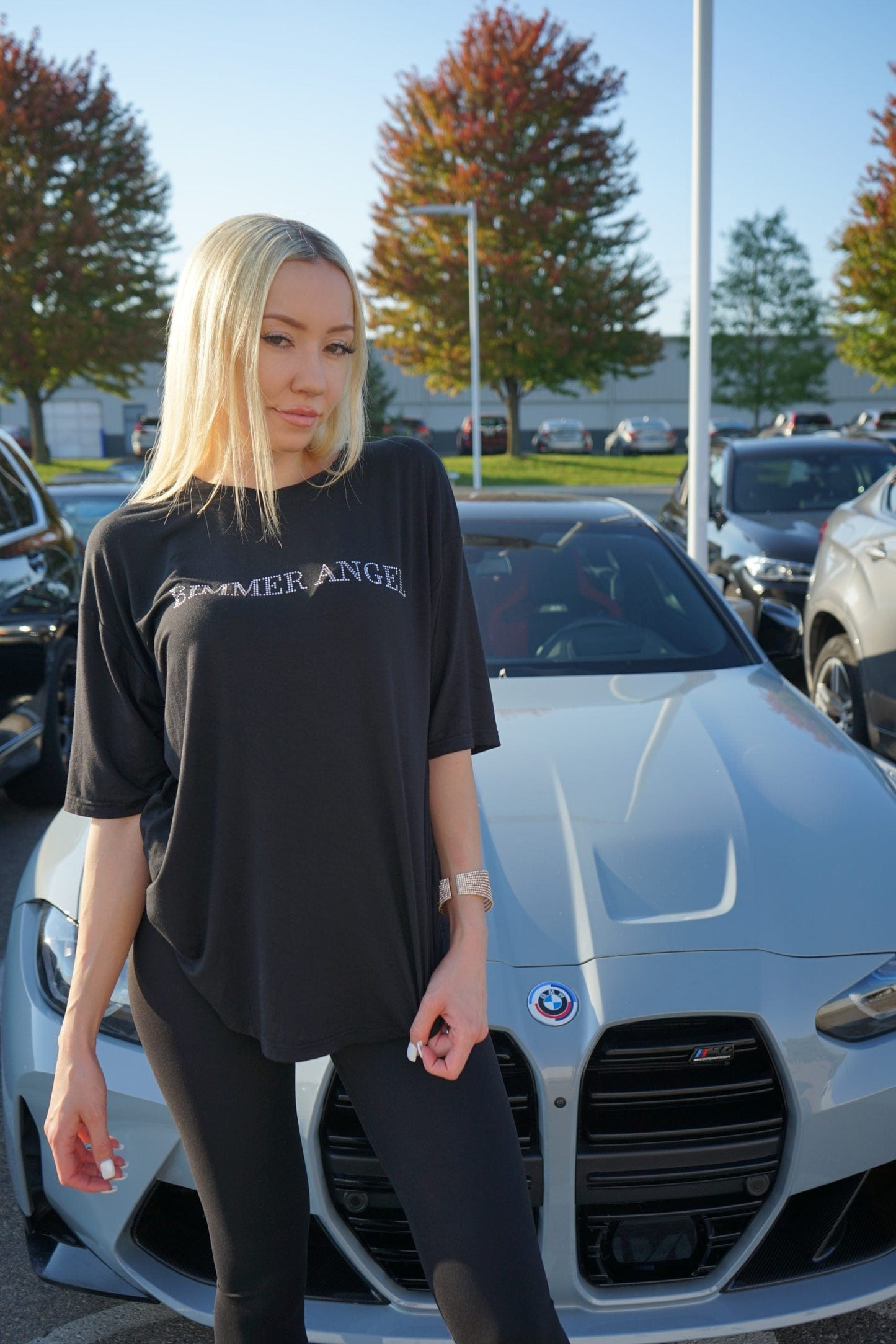 Glamorous BMW Angel T-Shirt - Bimmer Angels