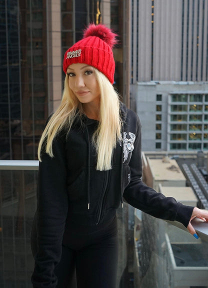 Bimmer Angels Red Beanie