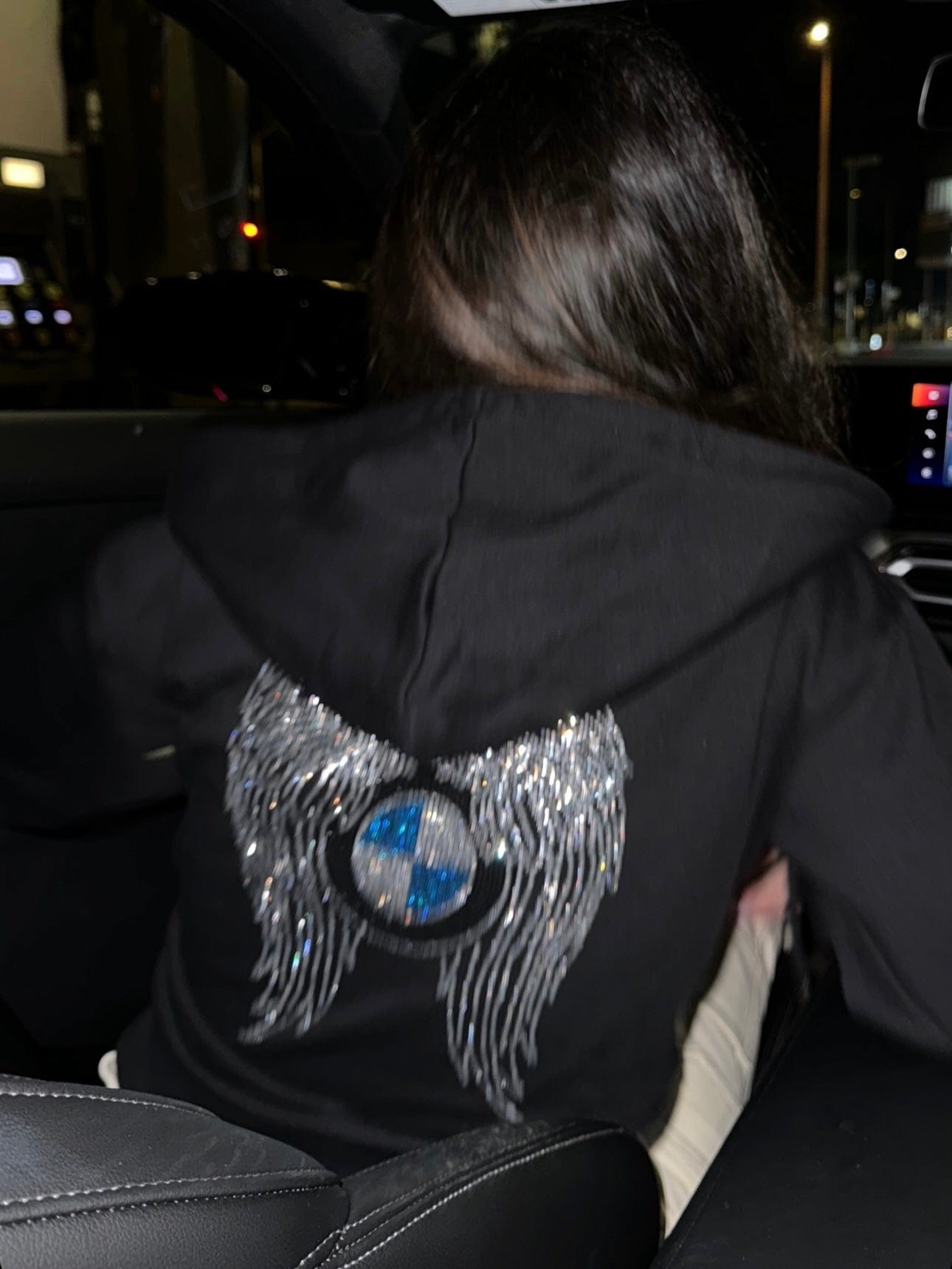 Iconic Black BMW Angel Hoodie - Bimmer Angels