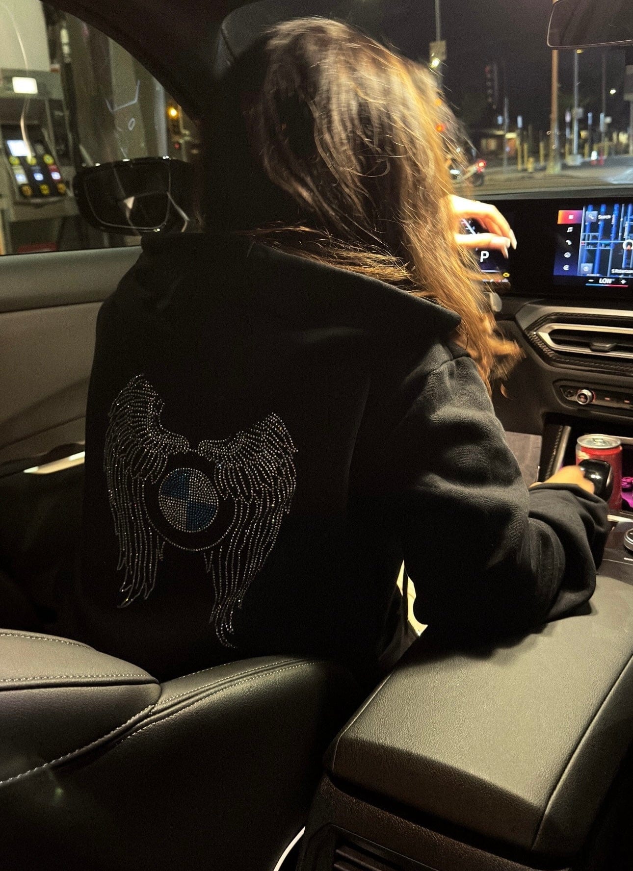 Iconic Black BMW Angel Hoodie - Bimmer Angels