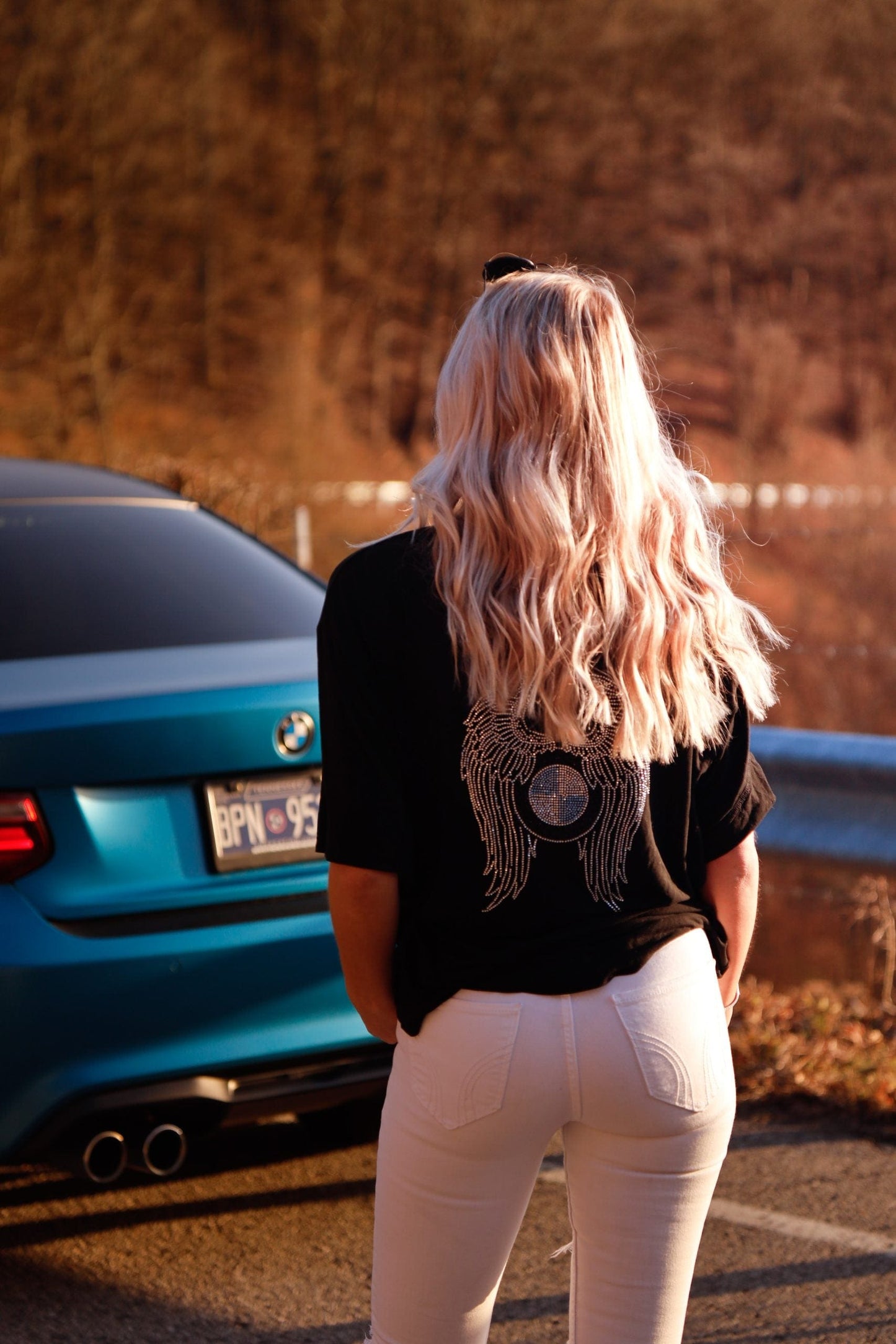 Glamorous BMW Angel T-Shirt - Bimmer Angels